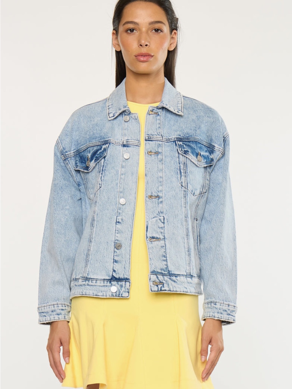 Nordstrom KanCan Oversized Denim Jacket NWT size small